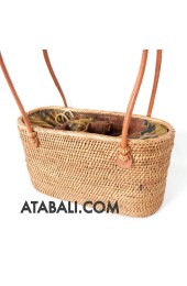 women handbags handwoven rattan natural design